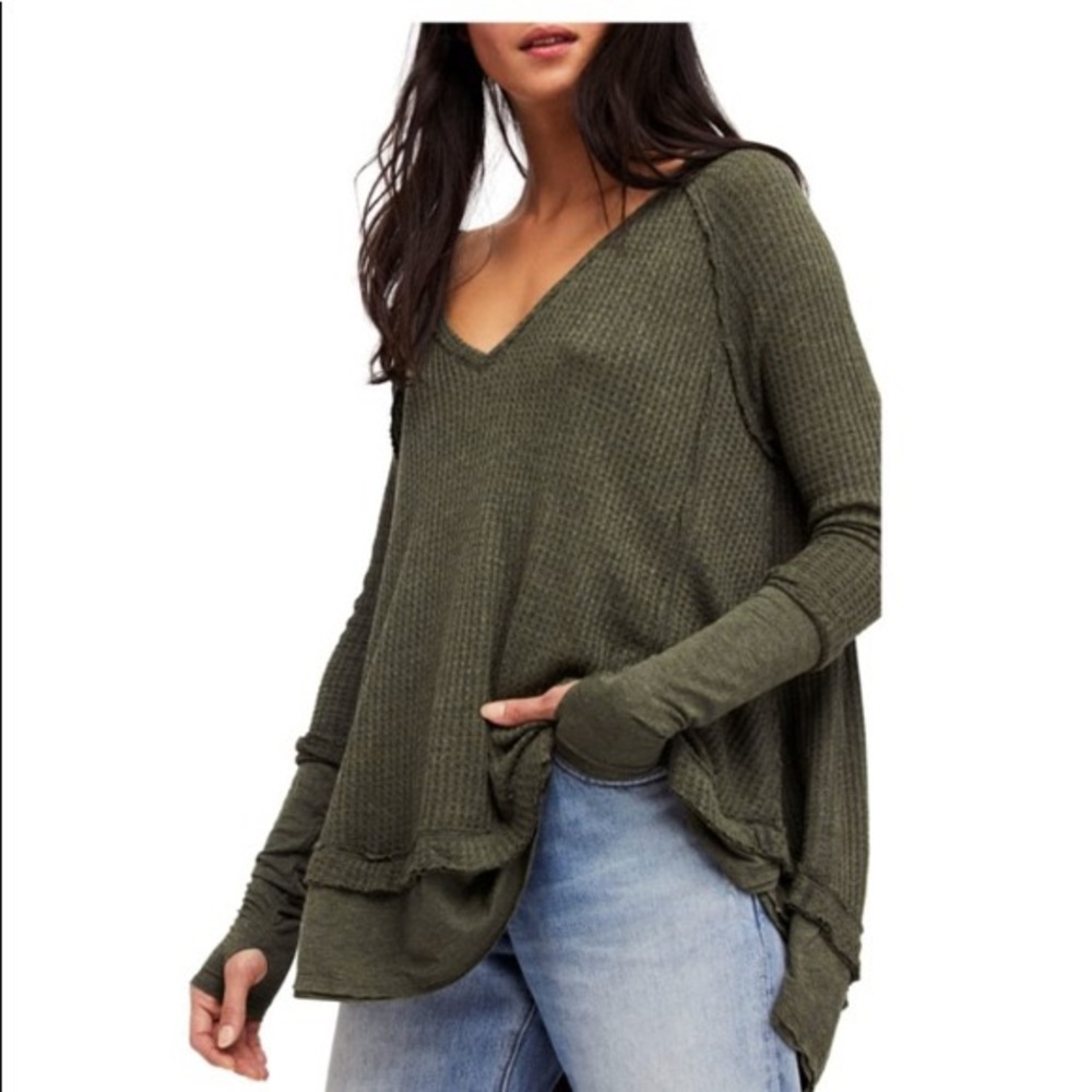 ⚡️ SALE Free People Laguna Thermal Top Green